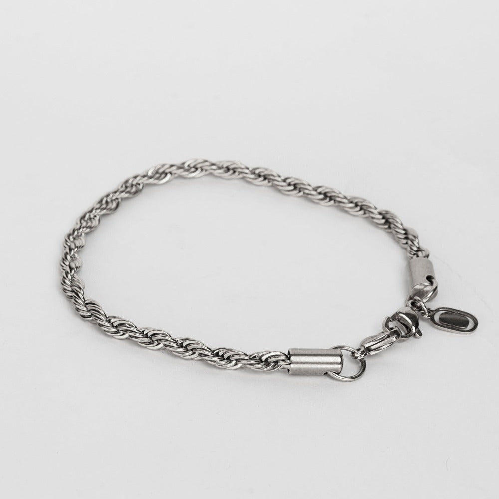 ROPE BRACELET (SILVER) 5MM