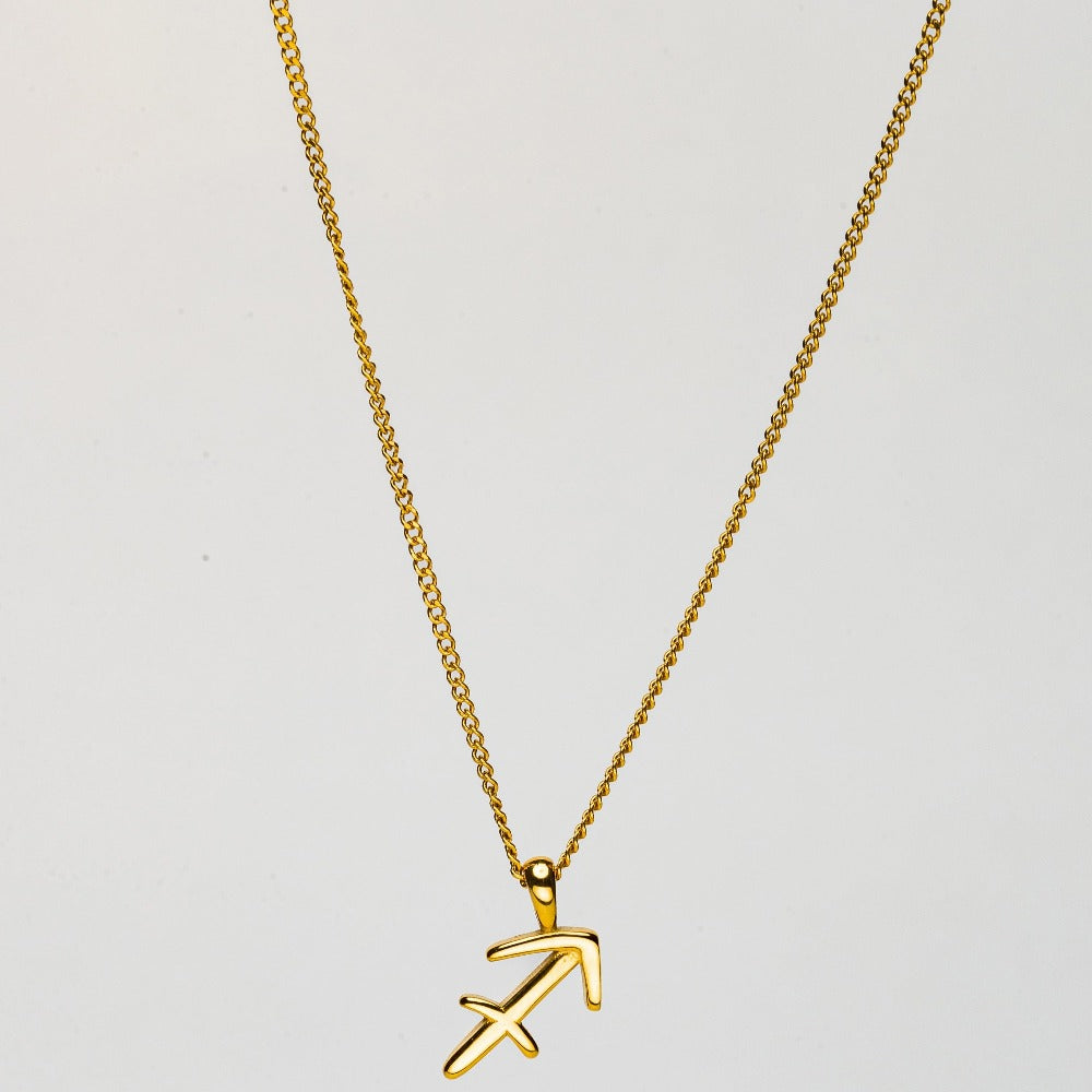 SAGITTARIUS (GOLD) Pendant+ Chain