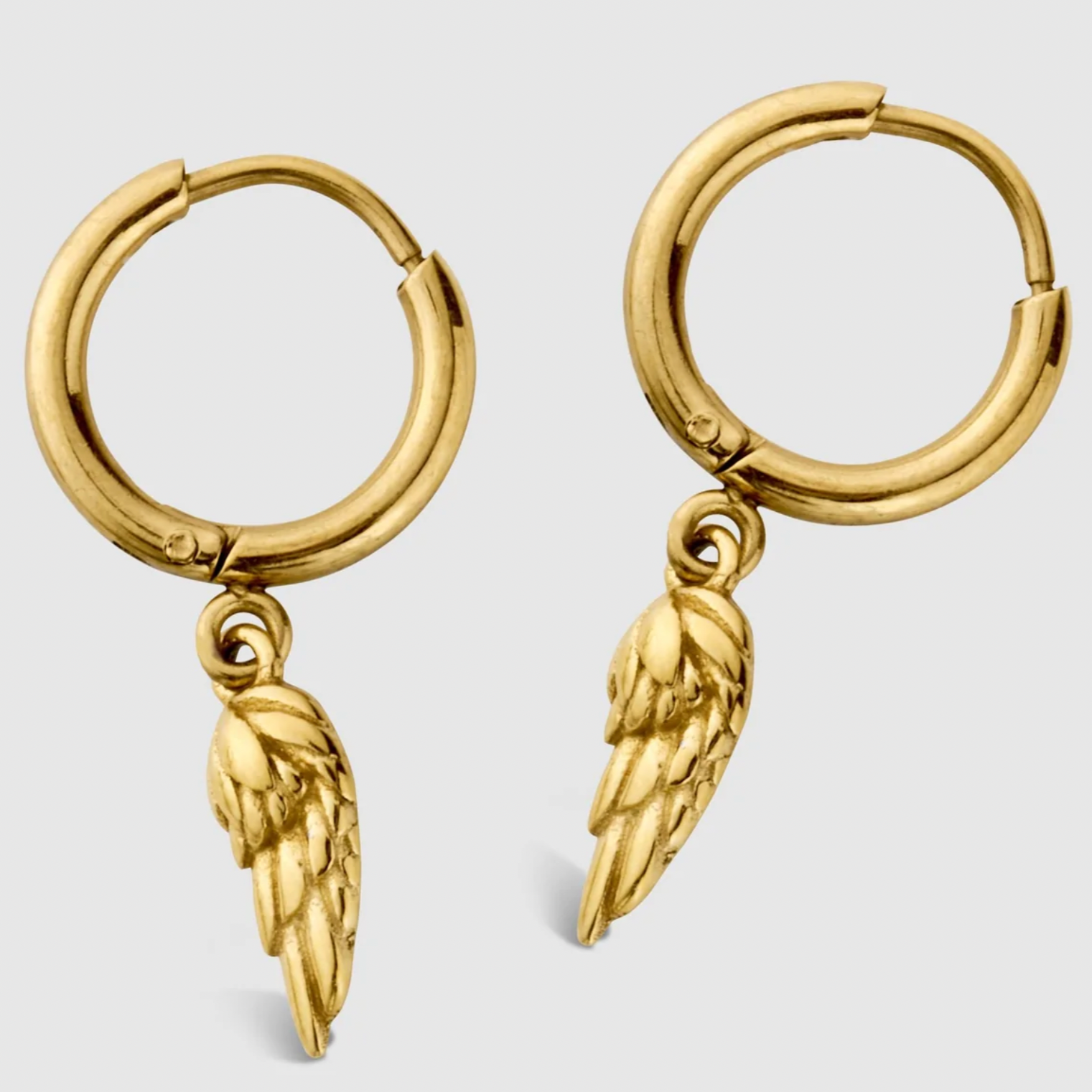 WING EARRINGS in a Gold Shade (a pair)