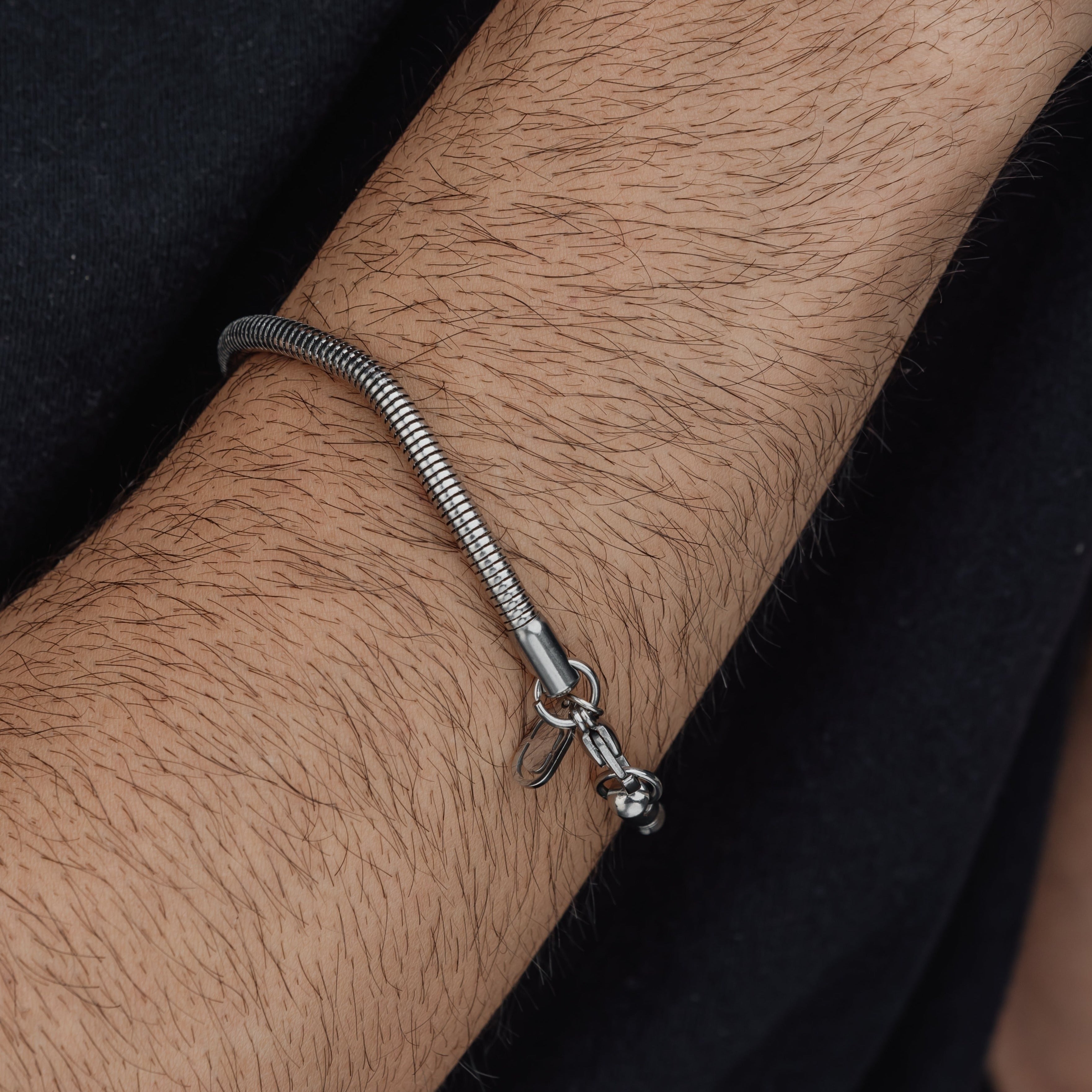 SNAKE BRACELET (SILVER) 4MM
