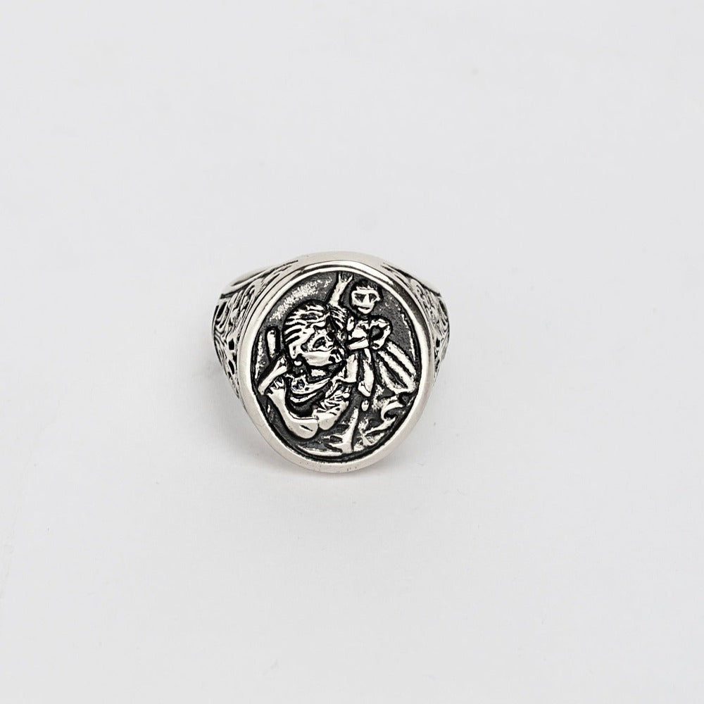 ST. CHRISTOPHER RING (SILVER)