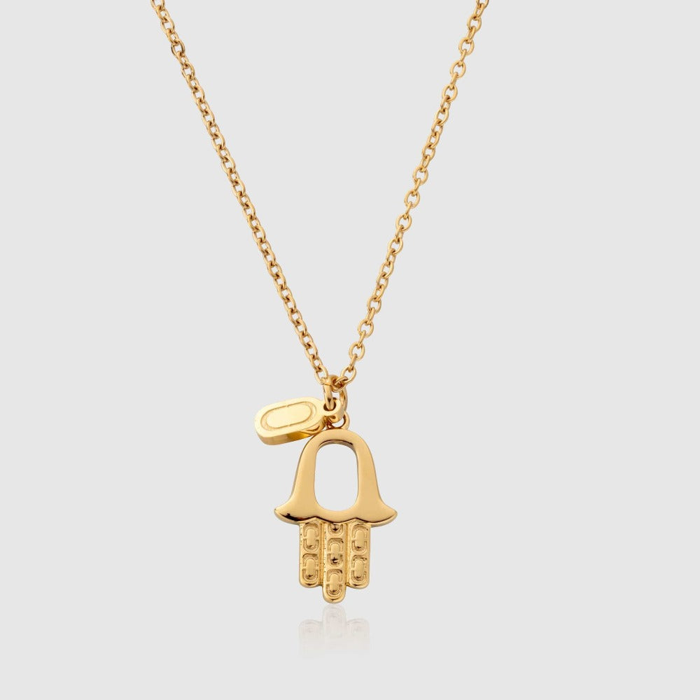 HAMSA (GOLD) Pendant+ Chain