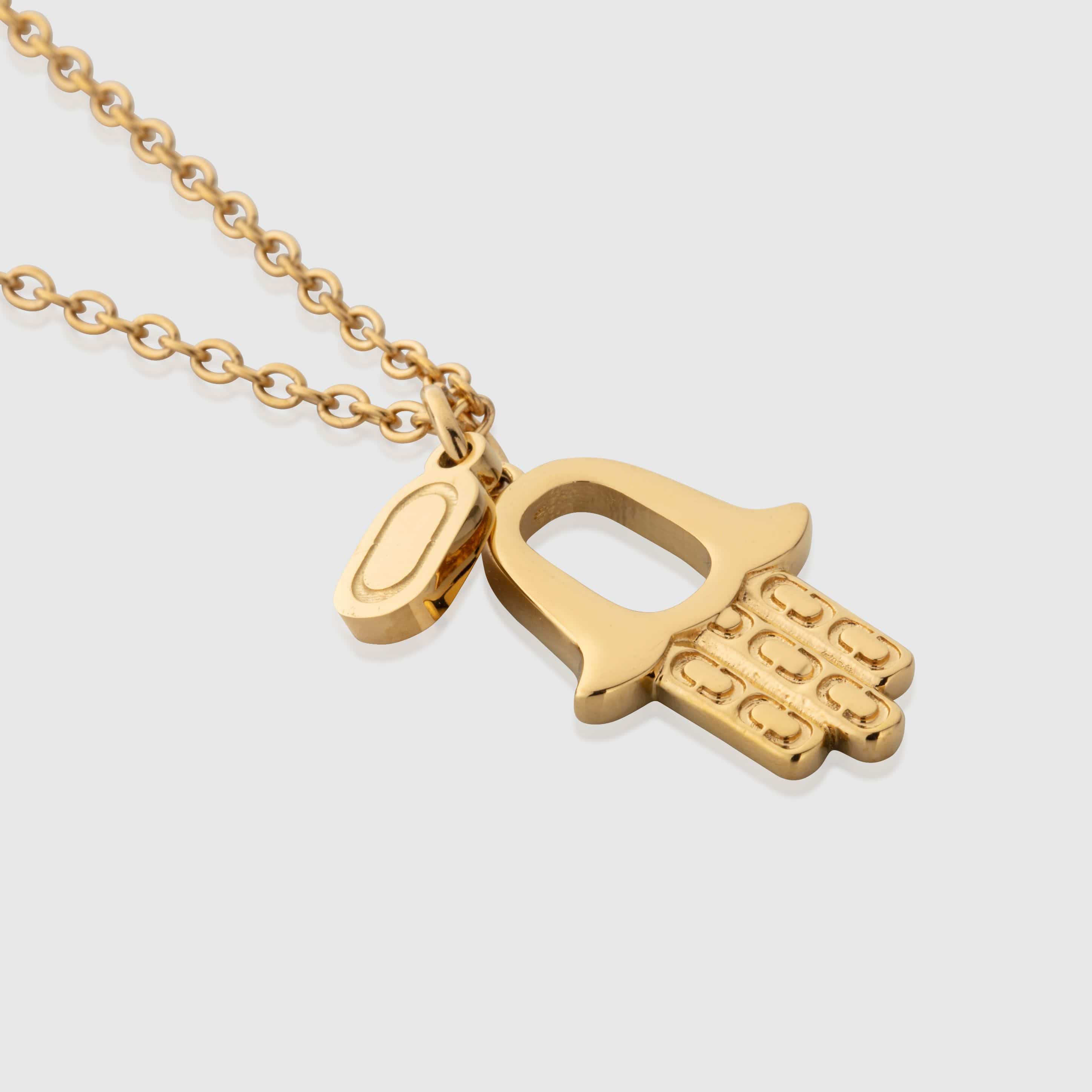 HAMSA (GOLD) Pendant+ Chain