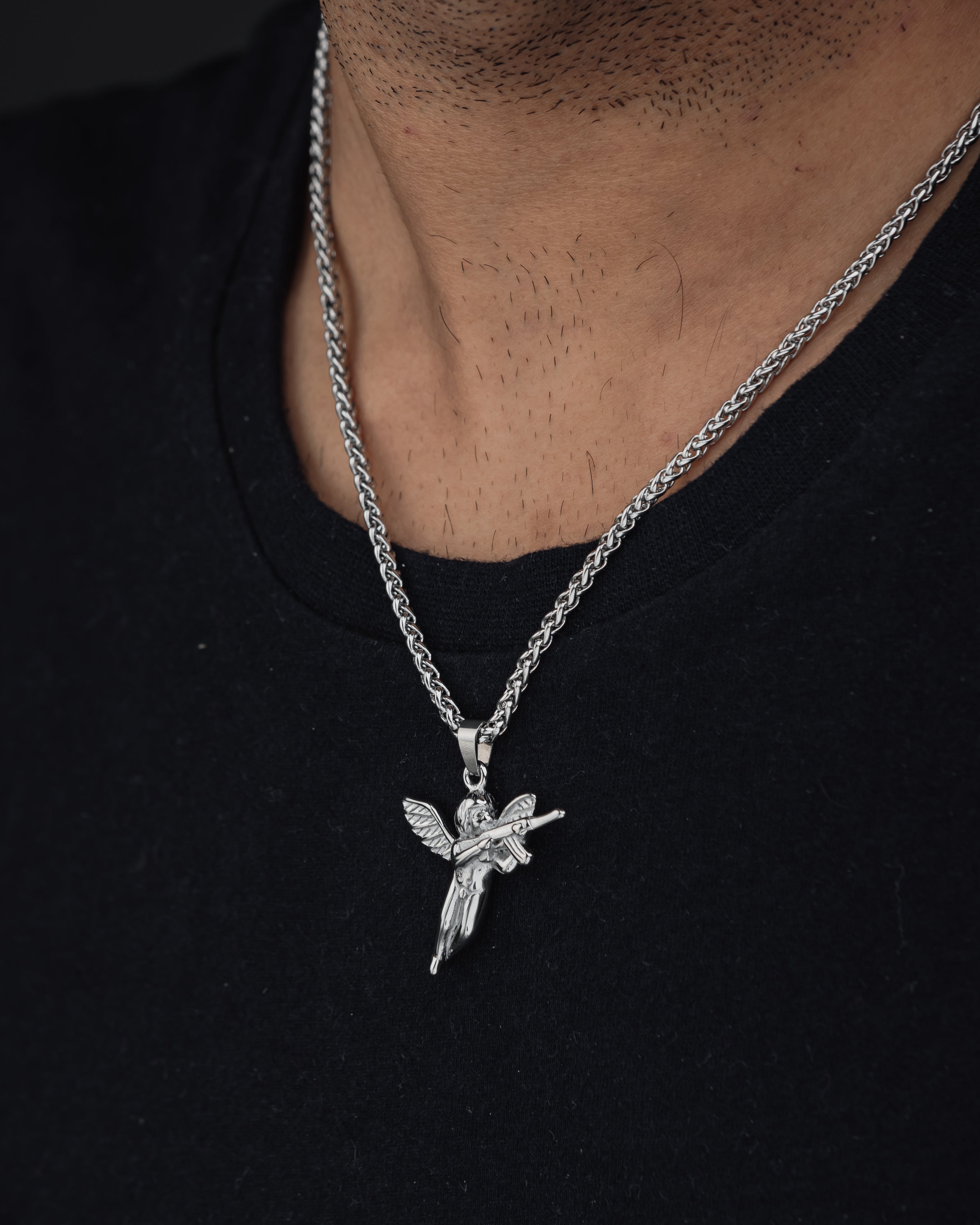 CUPID'S REVENGE (SILVER) Pendant+ Chain