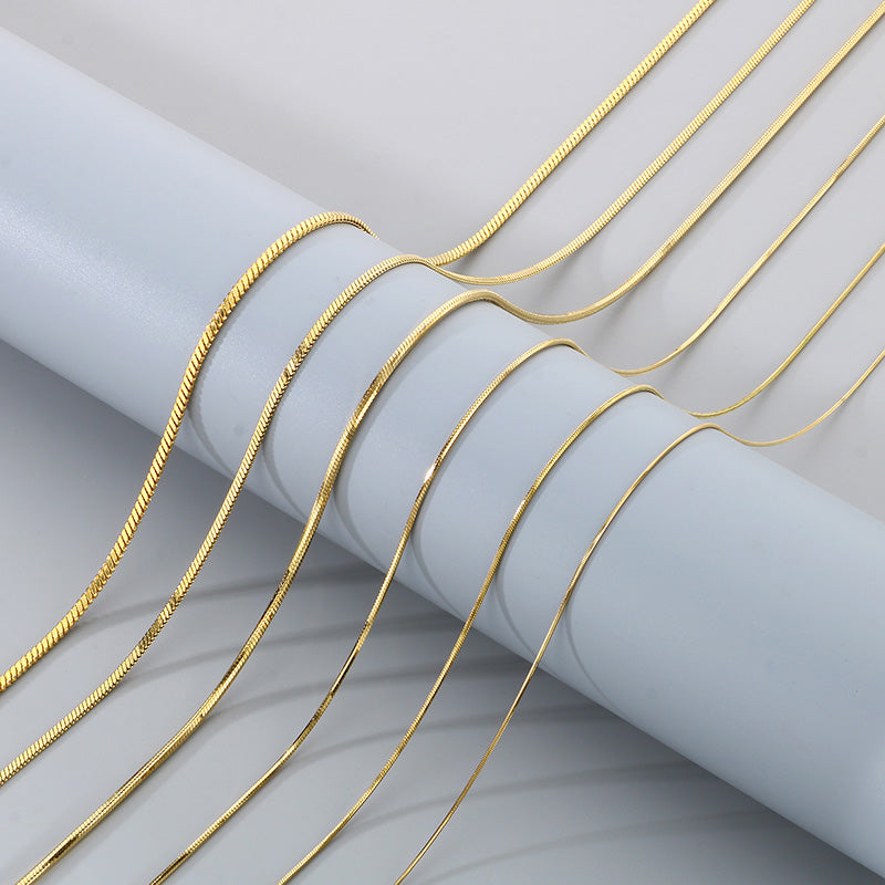 Men’s Slim Chain - 18k Gold Plated