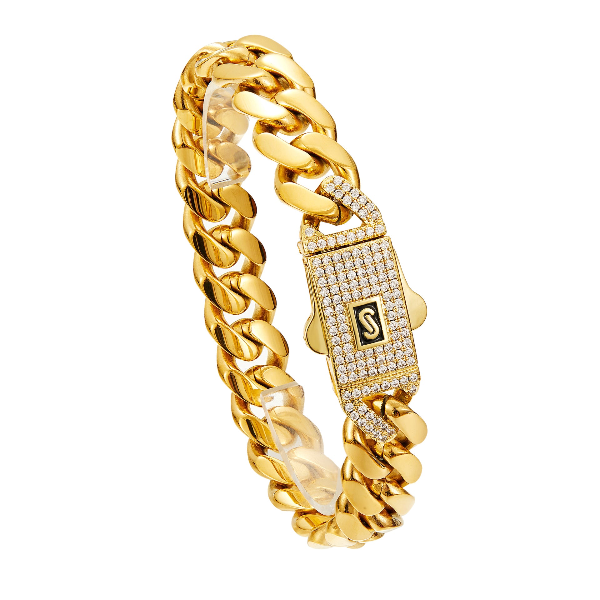 Classic Cuban Link Bracelet - 18k Gold Plated