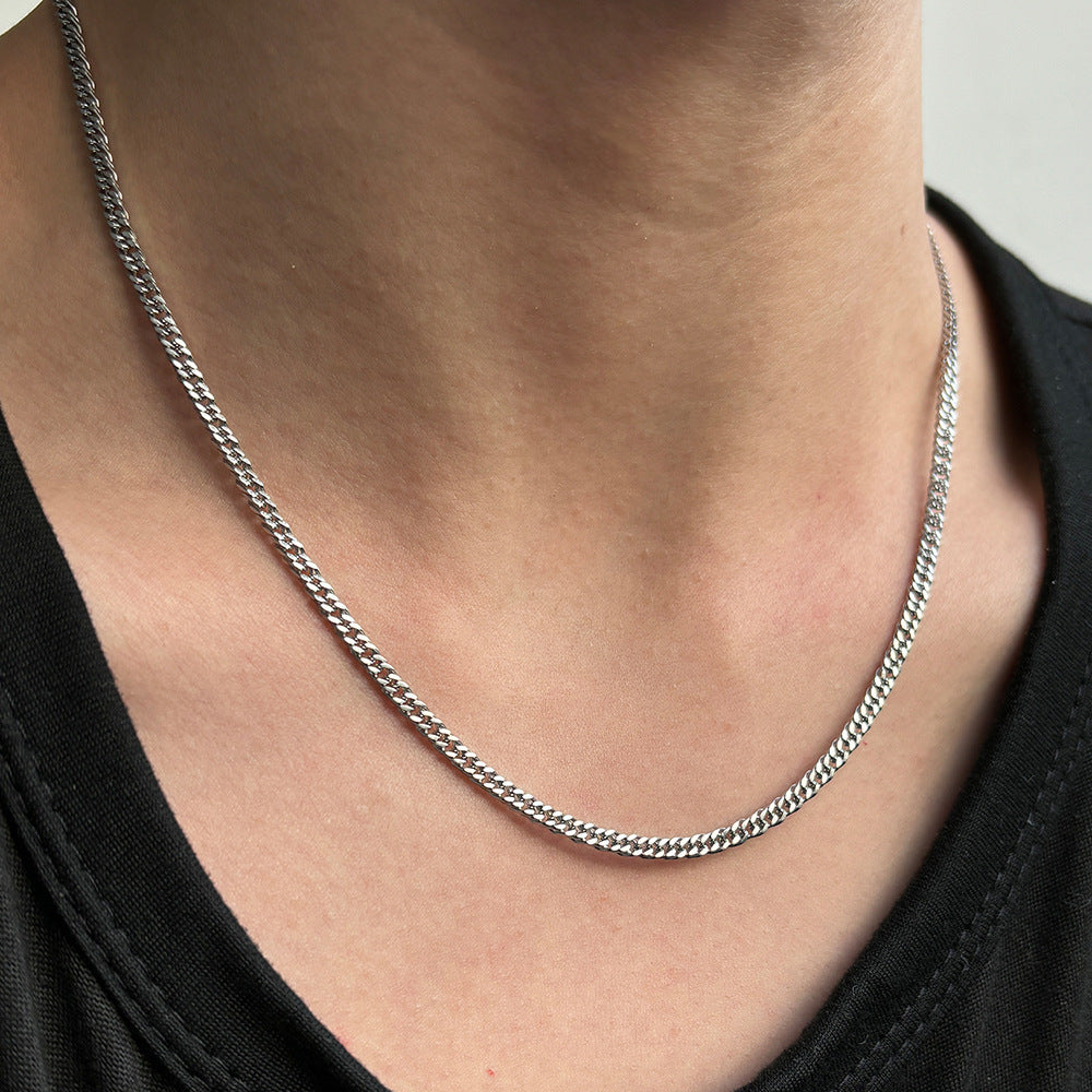 Cuban Link Men's Titanium Chain - 3mm