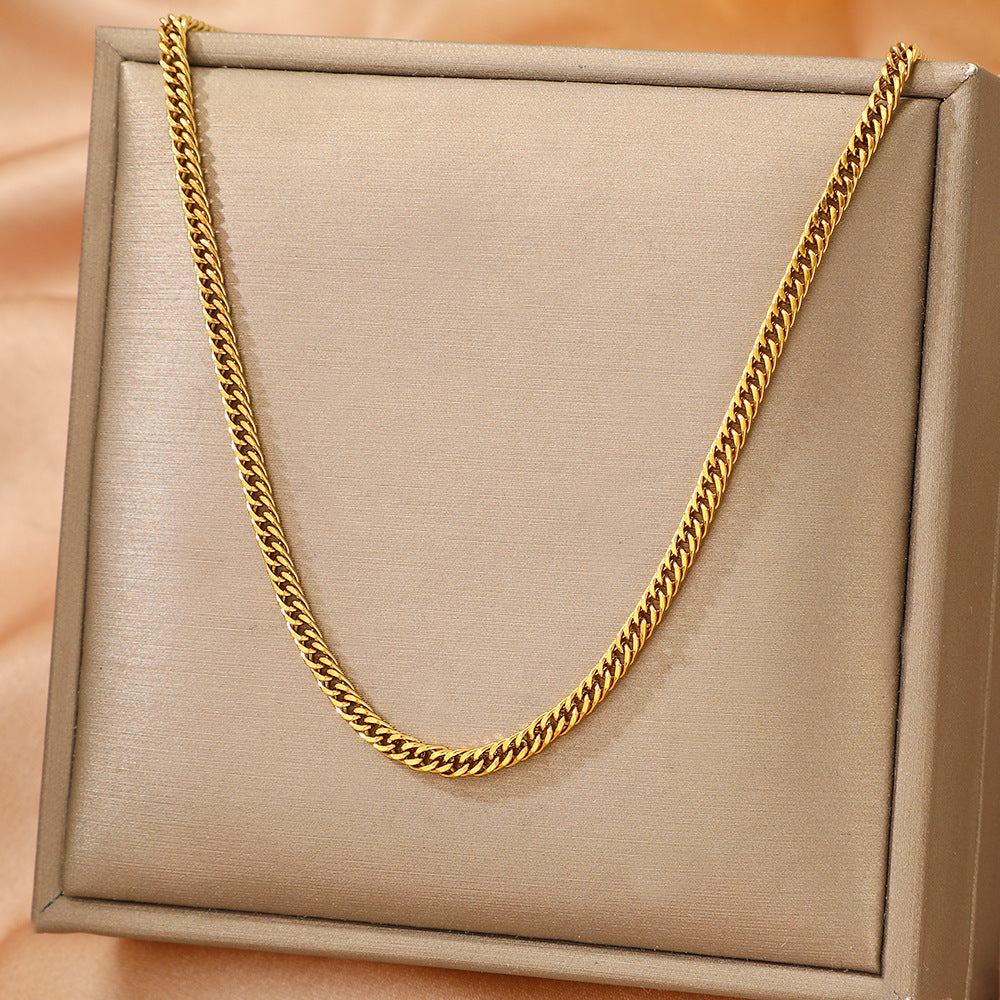 Cuban Link Men's Titanium Chain - 3mm