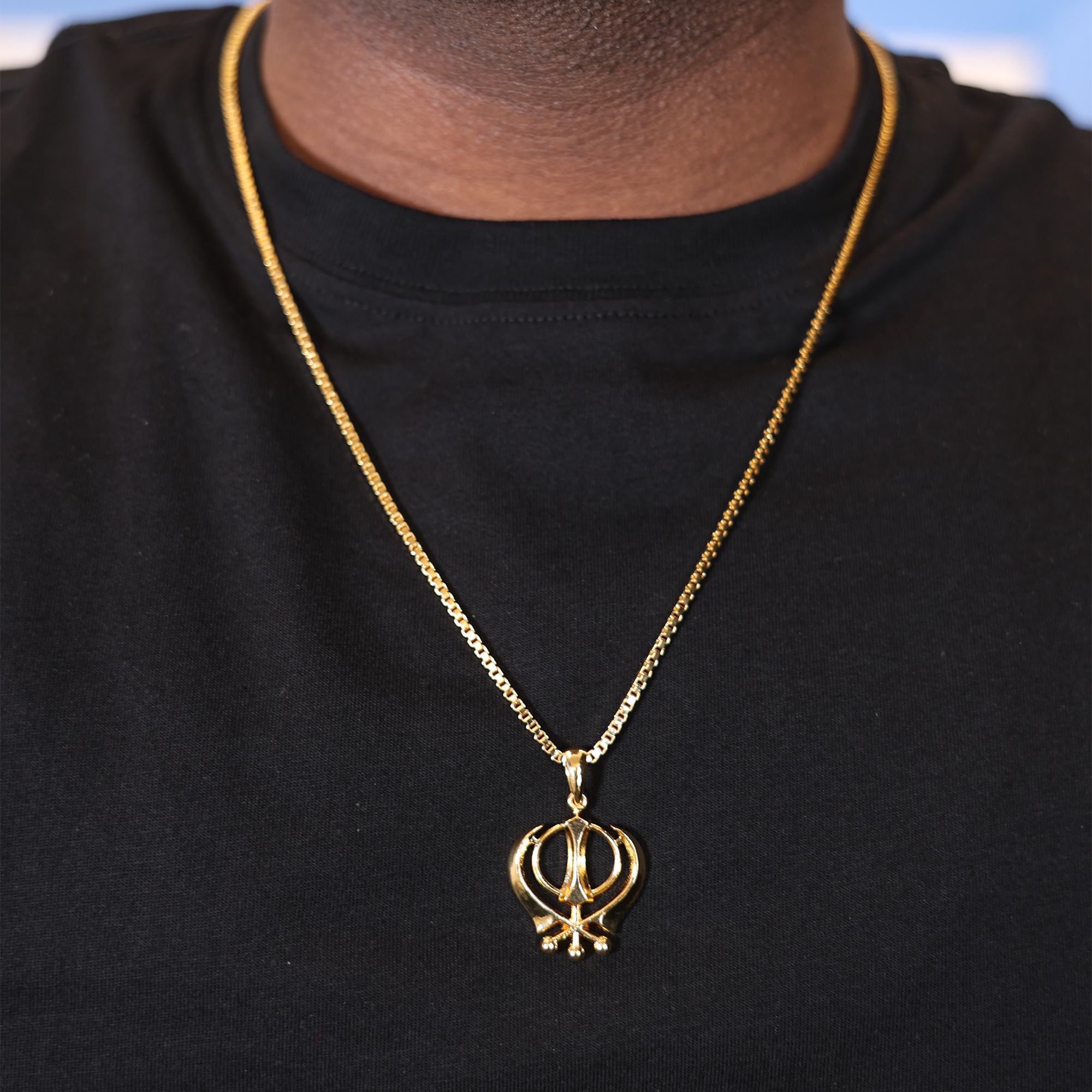 KHANDA PENDANT (18K Gold Plated)