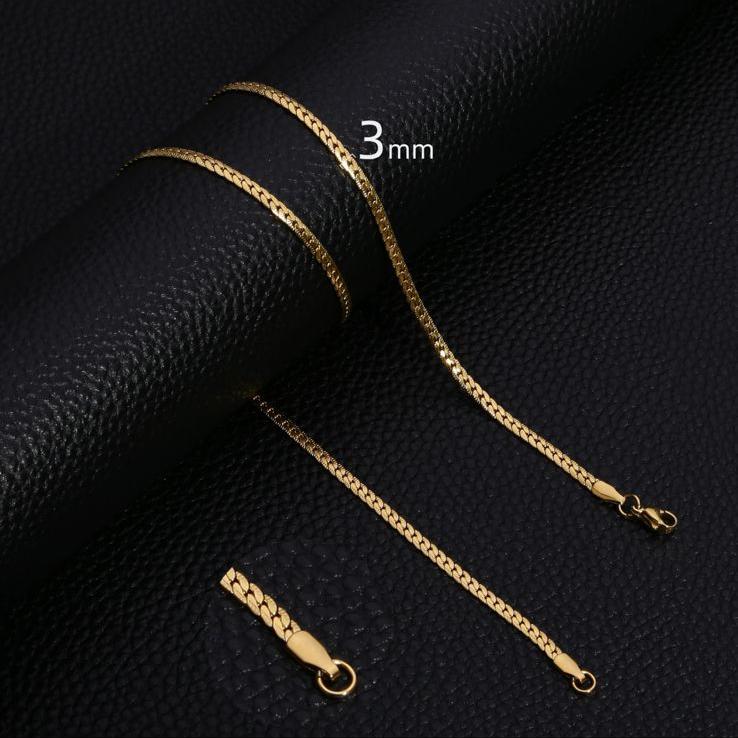 Herringbone (Gold) Chain