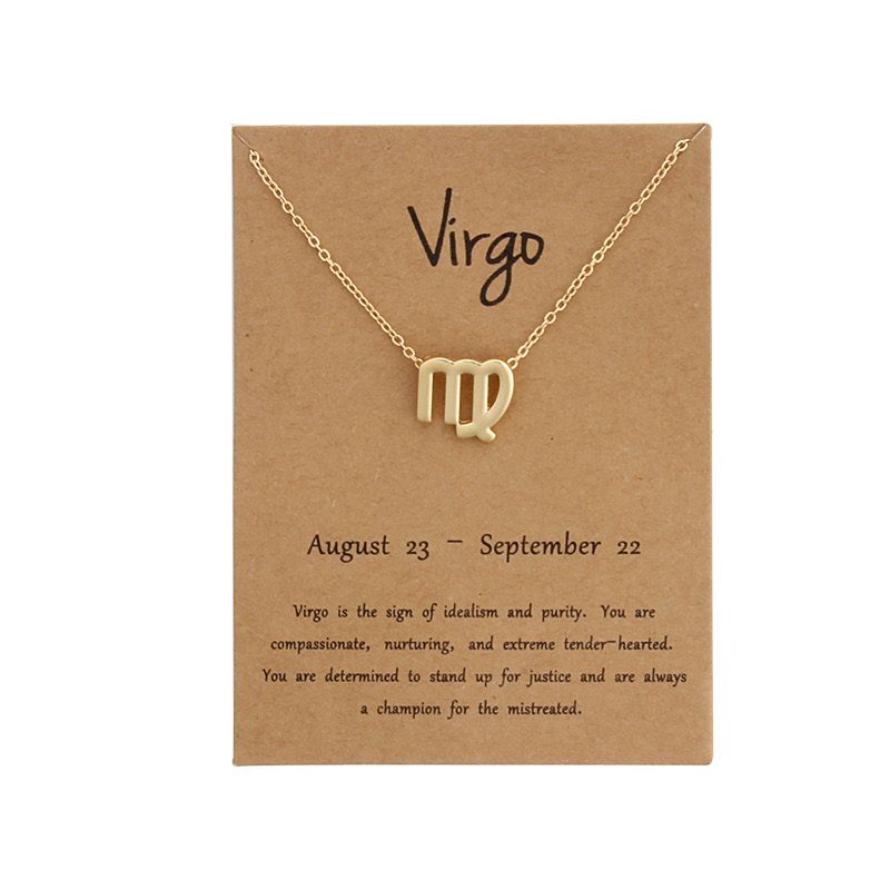 Elegant Zodiac ( Pendant + Chain)