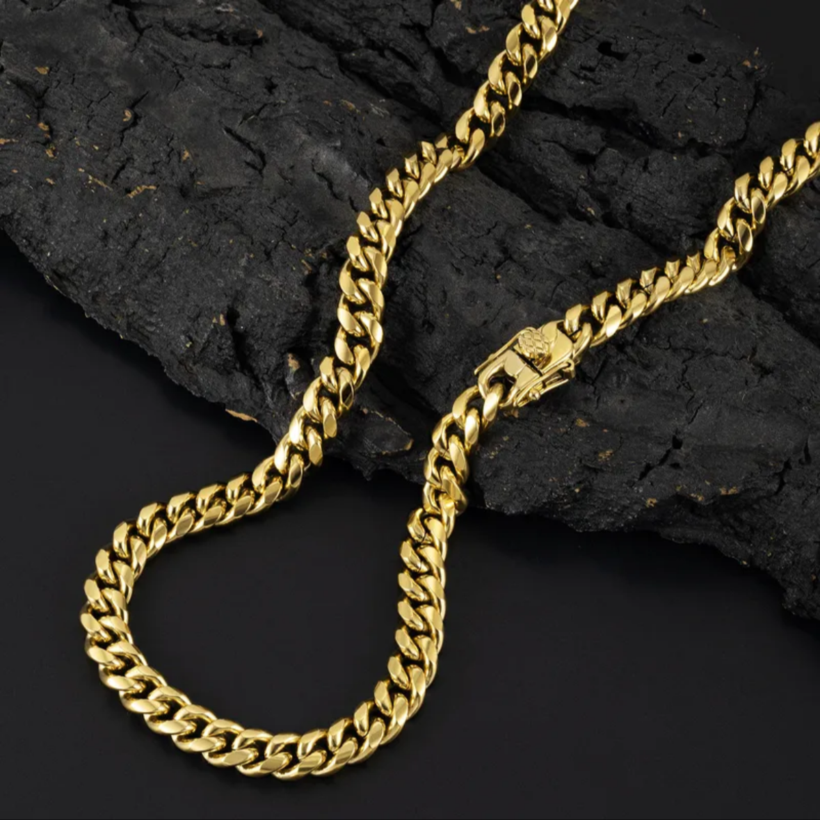 Raplock Titanium Cuban Chain - 8 MM
