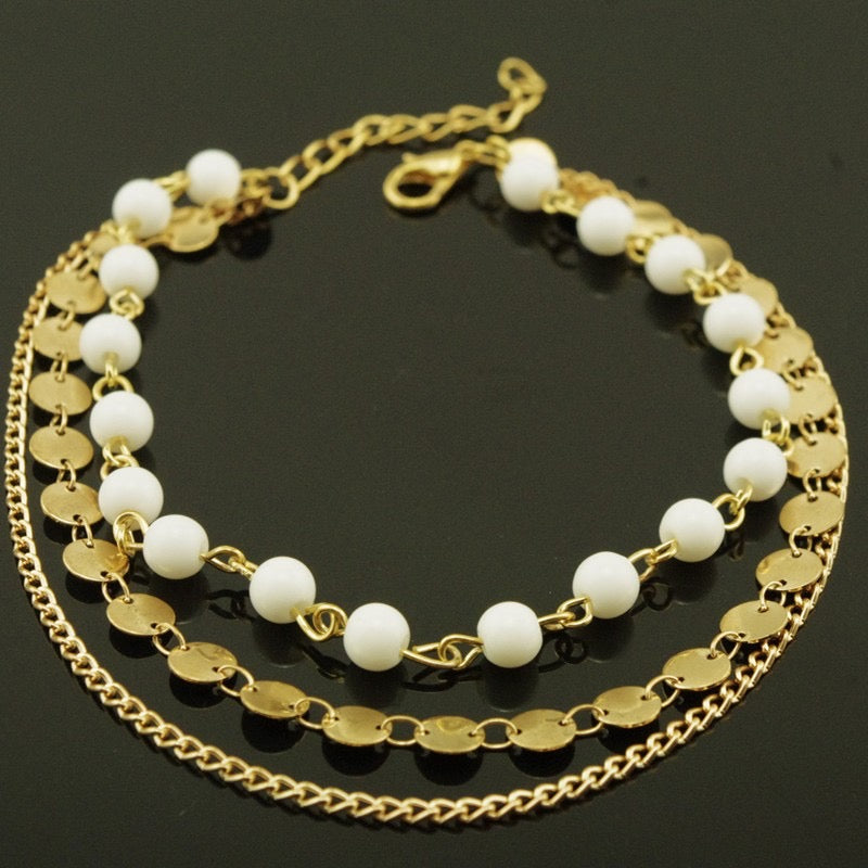 Trio Gleam Anklet