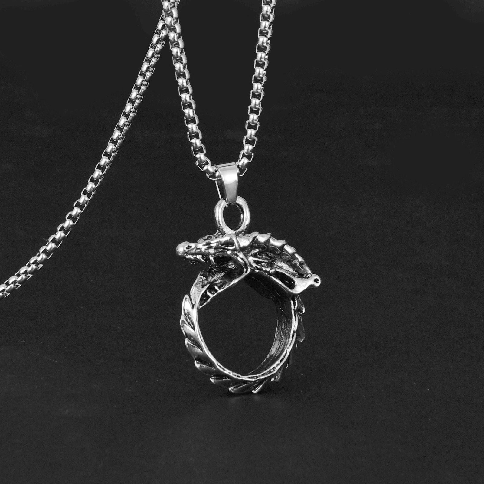 Dragon Charm (Pendant + Chain)