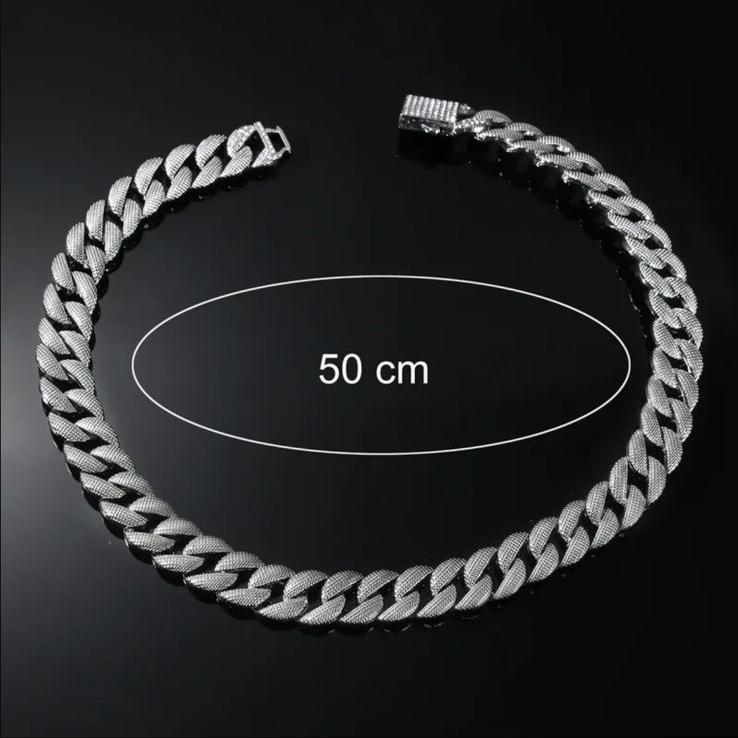 Cuban Chain (15 MM) Iced Lock
