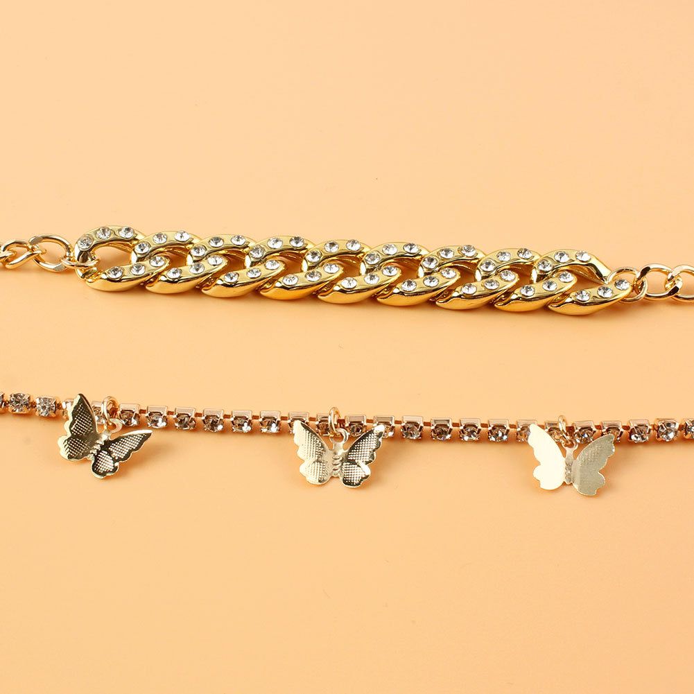 Butterfly Duo Anklet