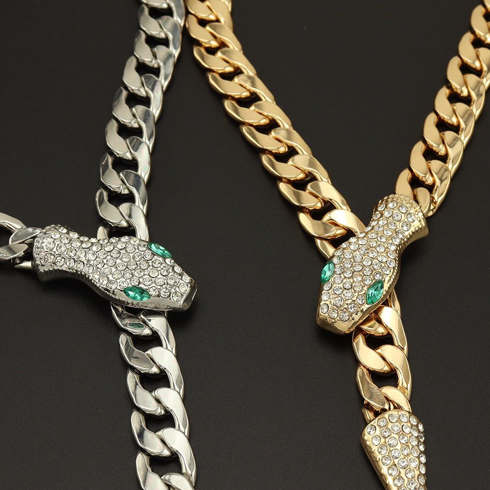 Snake Chain Metal Necklace