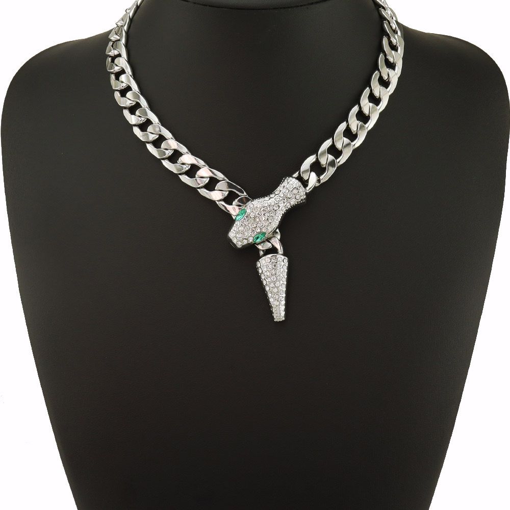 Snake Chain Metal Necklace