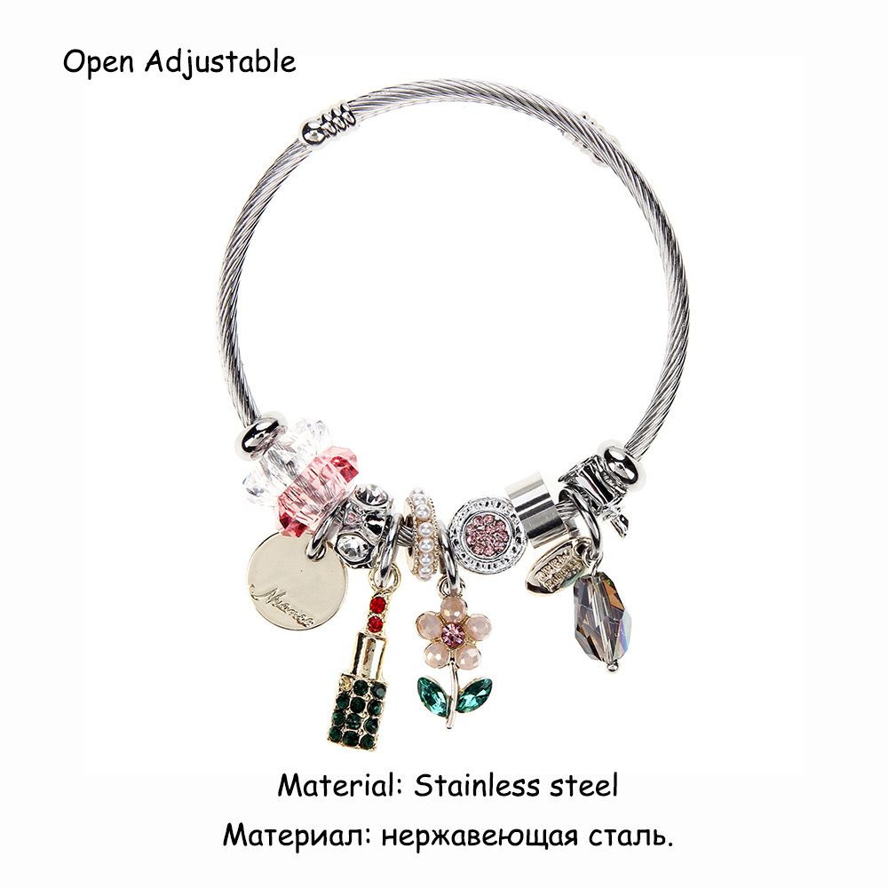 Titanium Mike Charm Bracelet