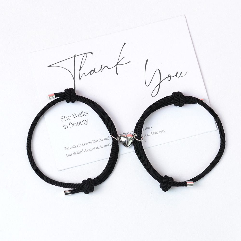 Split Heart Bracelets - Set of 2