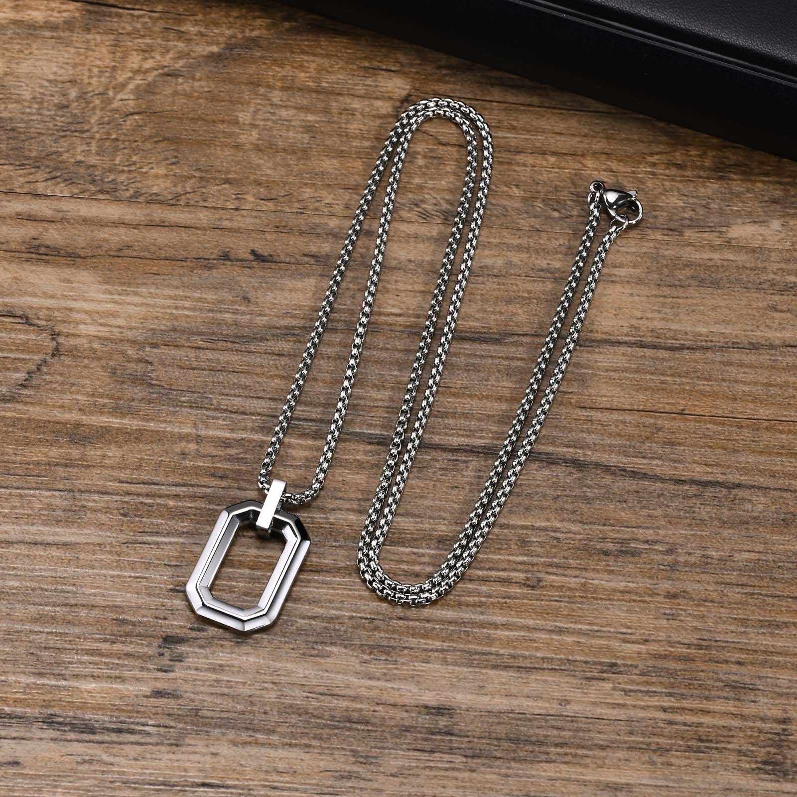 Iconic Men's Pendant + Chain