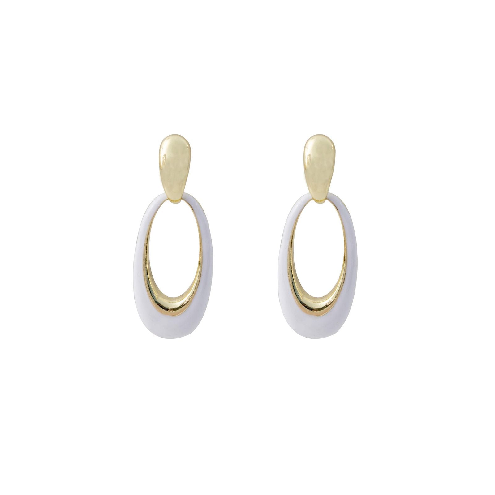 Dual Oval Earrings