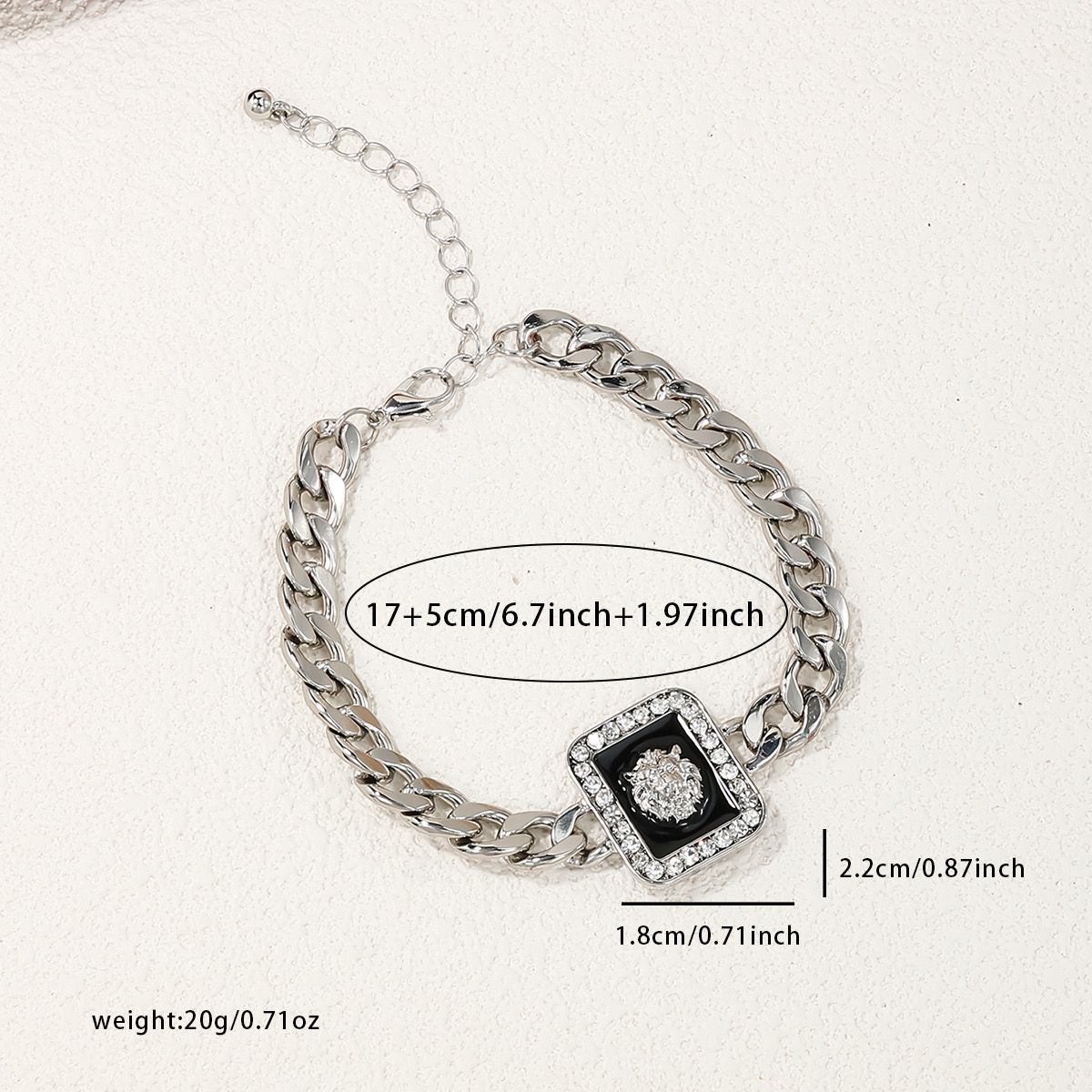 SQUARE LION BRACELET
