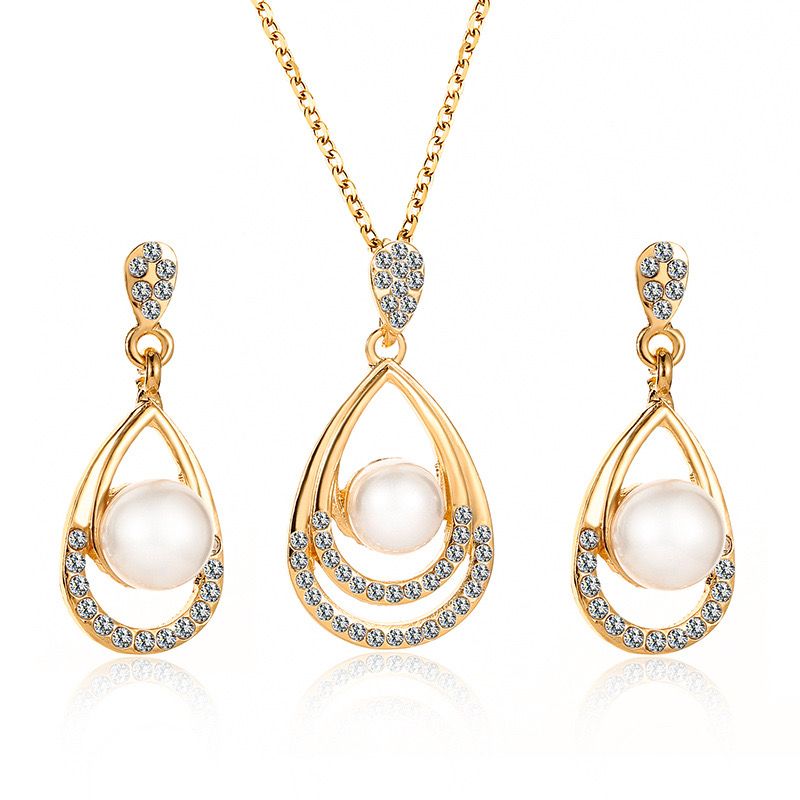 Gold Elegant drop set