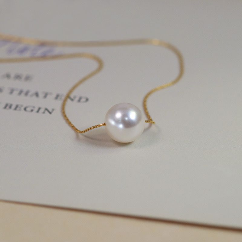 Single Pearl Drop Chain