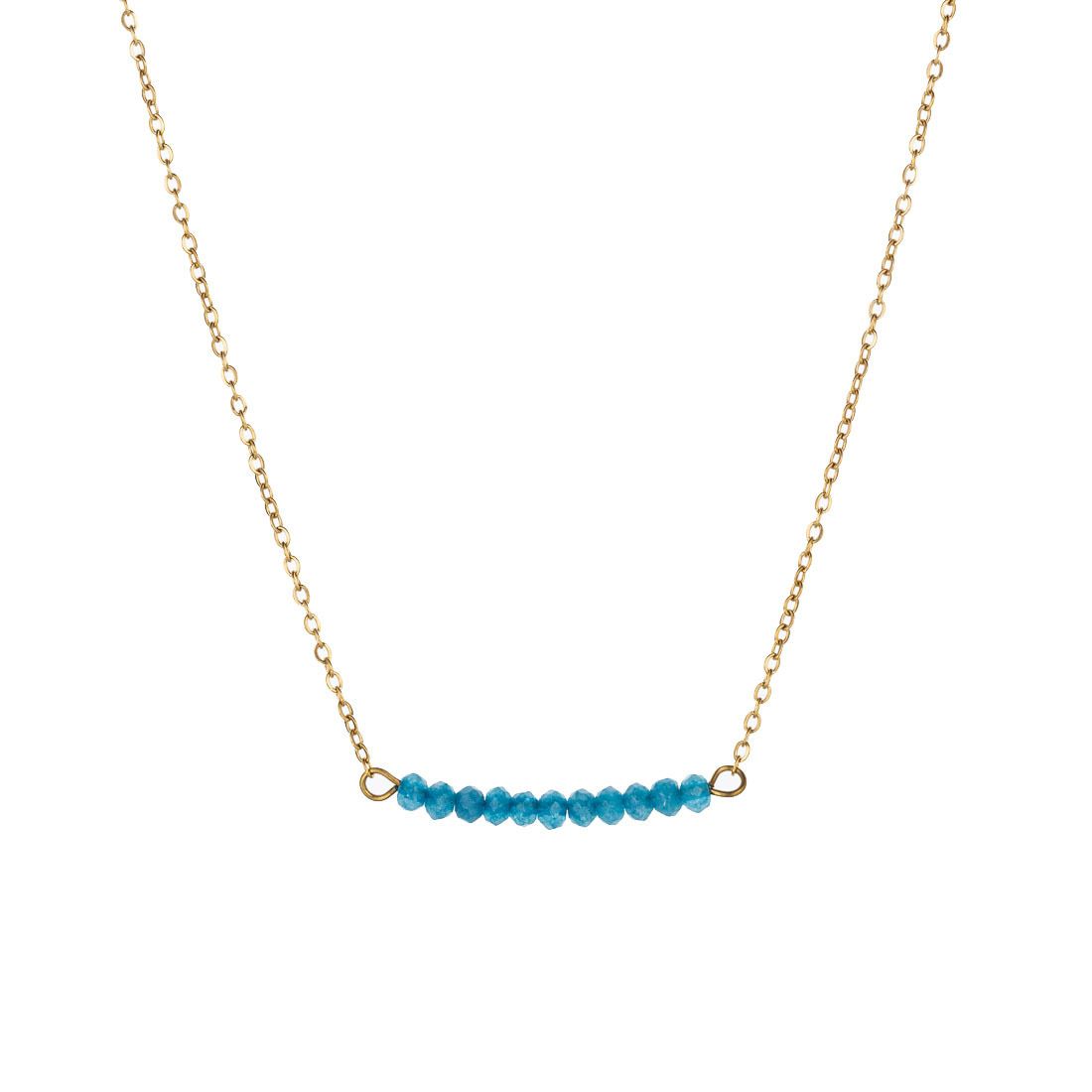 Petite Bead Necklace - 18K Gold Plated