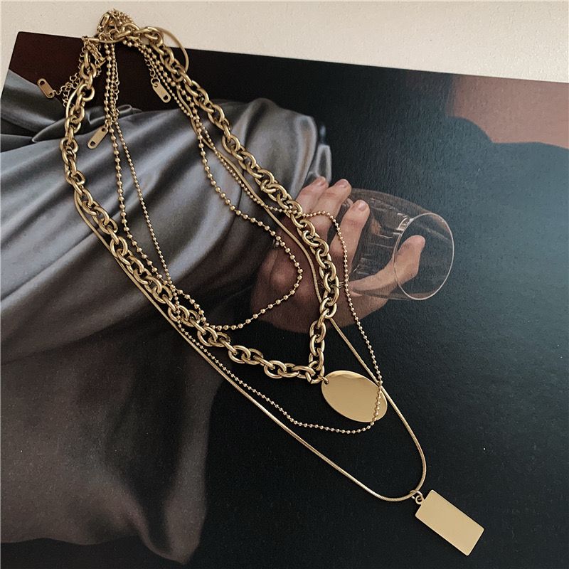 Multi-Layer Chain Necklace