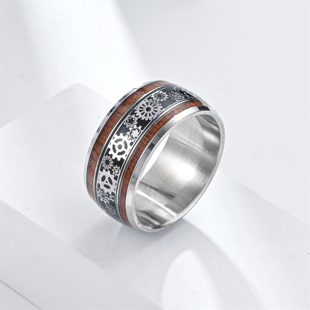 Titanium Round Gear Ring