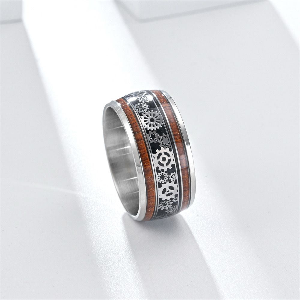 Titanium Round Gear Ring