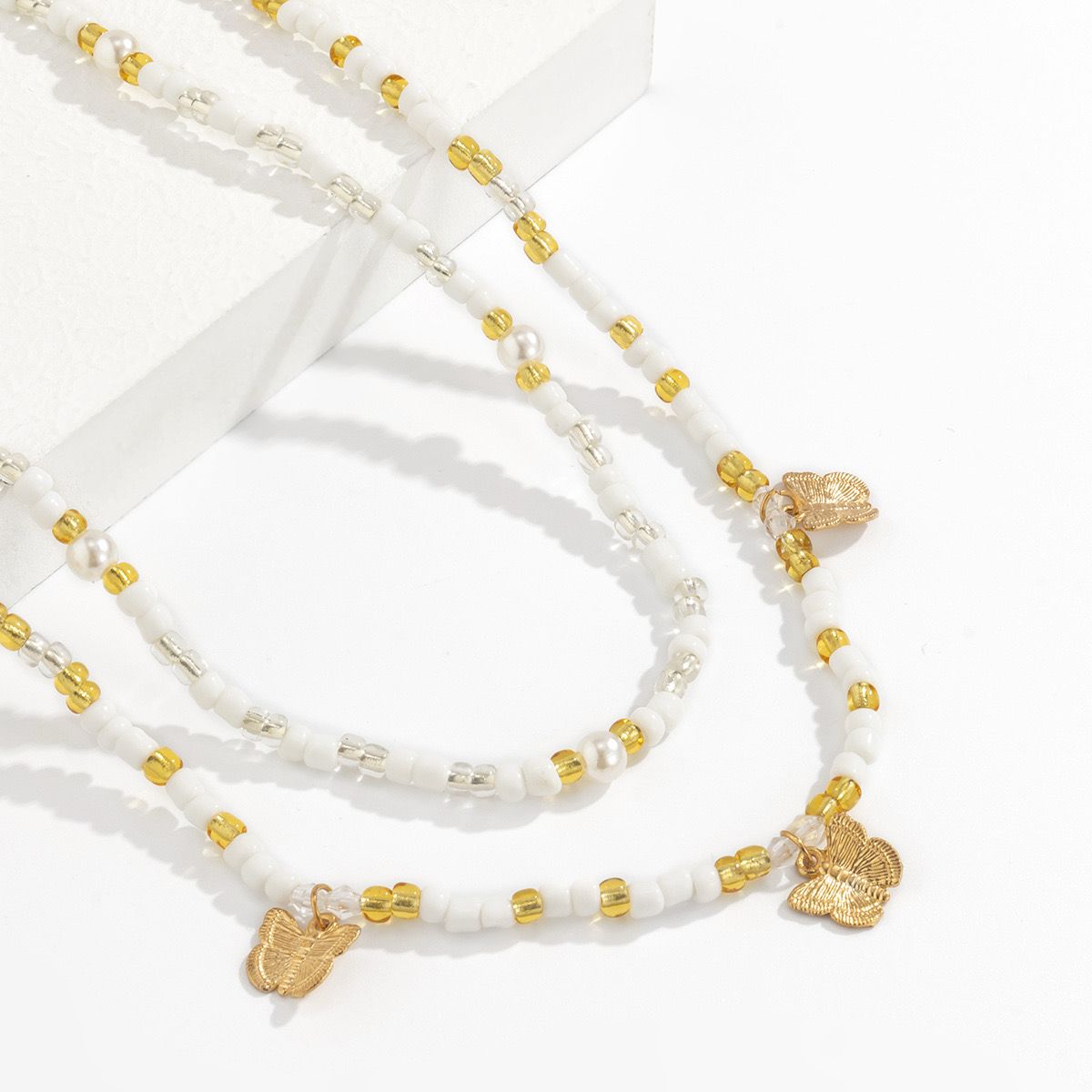 Beaded elegant belly chain