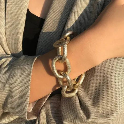 Chunky Gold Cuban Link Bracelet