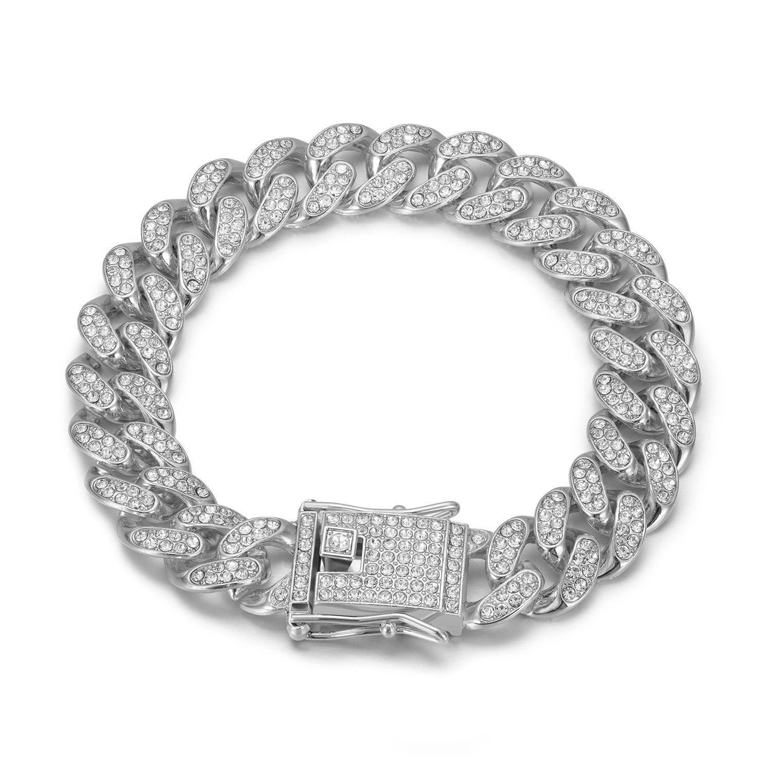 Cuban Inlay Hip/Hop Bracelet