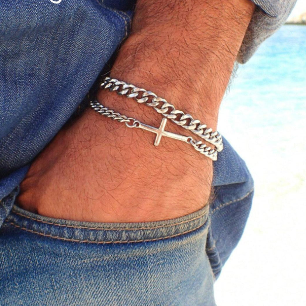 Dual Bracelet Cross