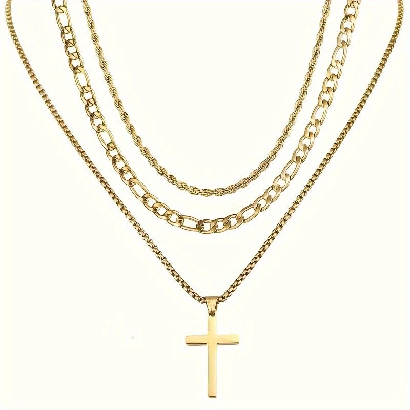 Three Layered Chain (Pendant + Chain)