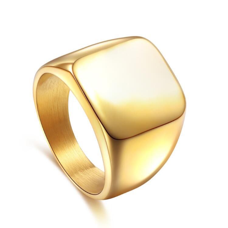 Bold Men’s Ring (18K Gold Plated)
