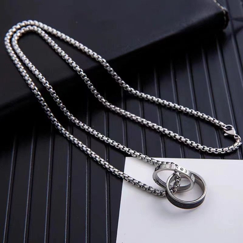 Dual Ring (Pendant + Chain)