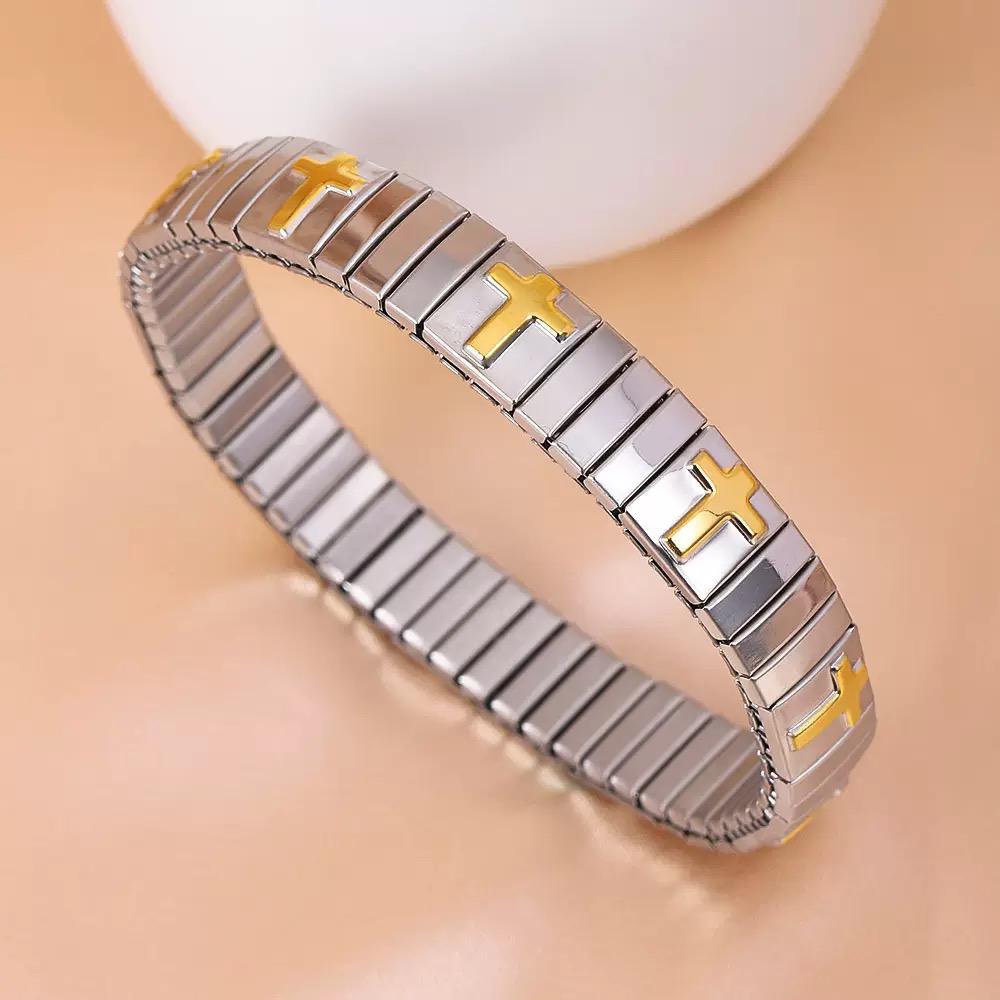 Cross Watch Band Bracelet