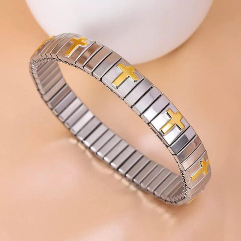 Cross Watch Band Bracelet