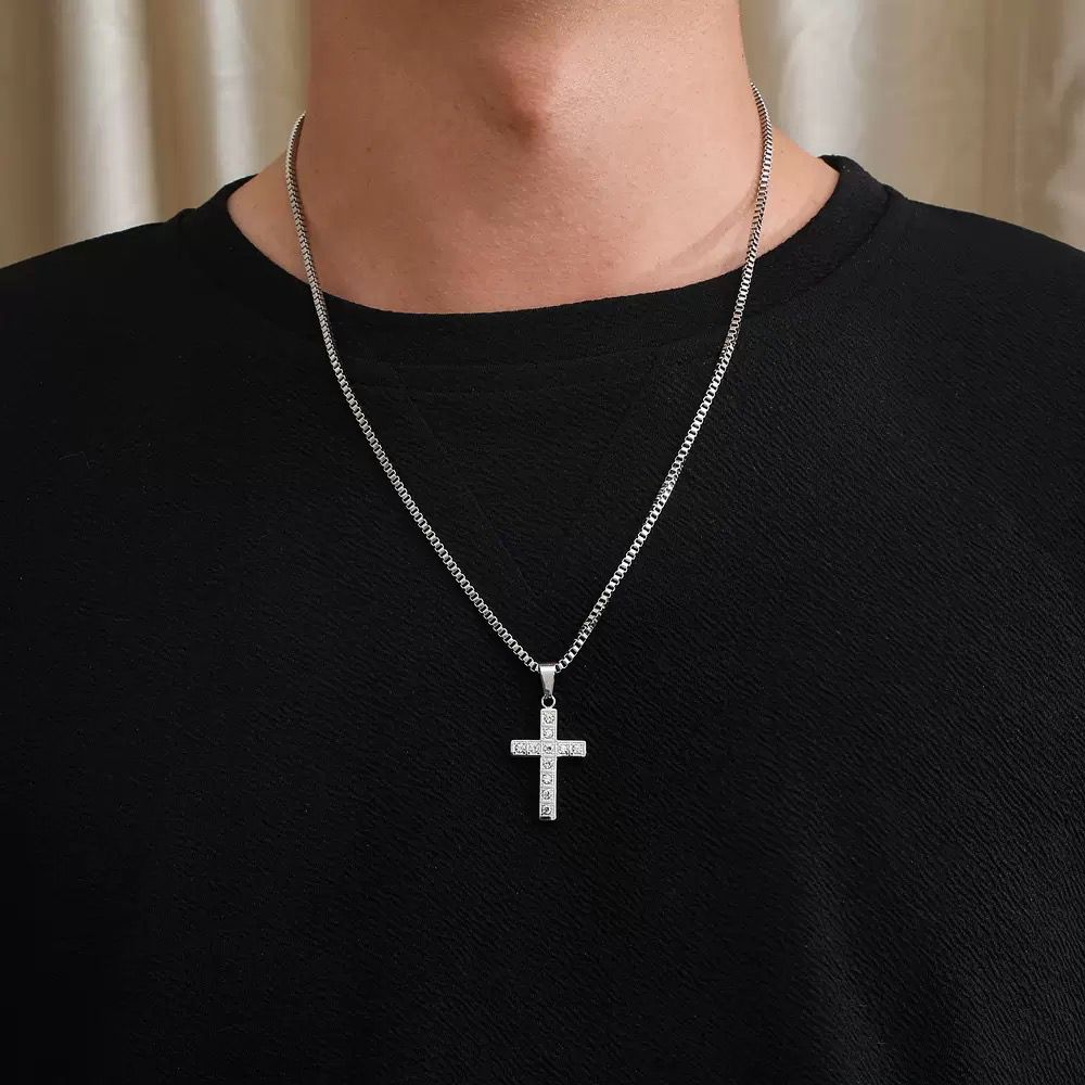 Diamond Cross ( Chain + Pendant)