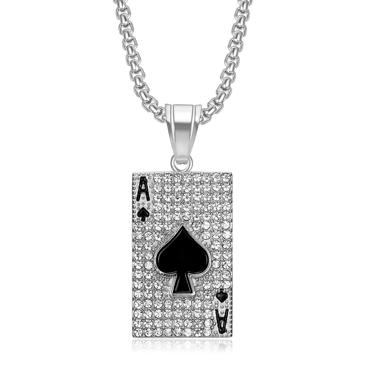 Ace of Spades (Pendant + Chain)