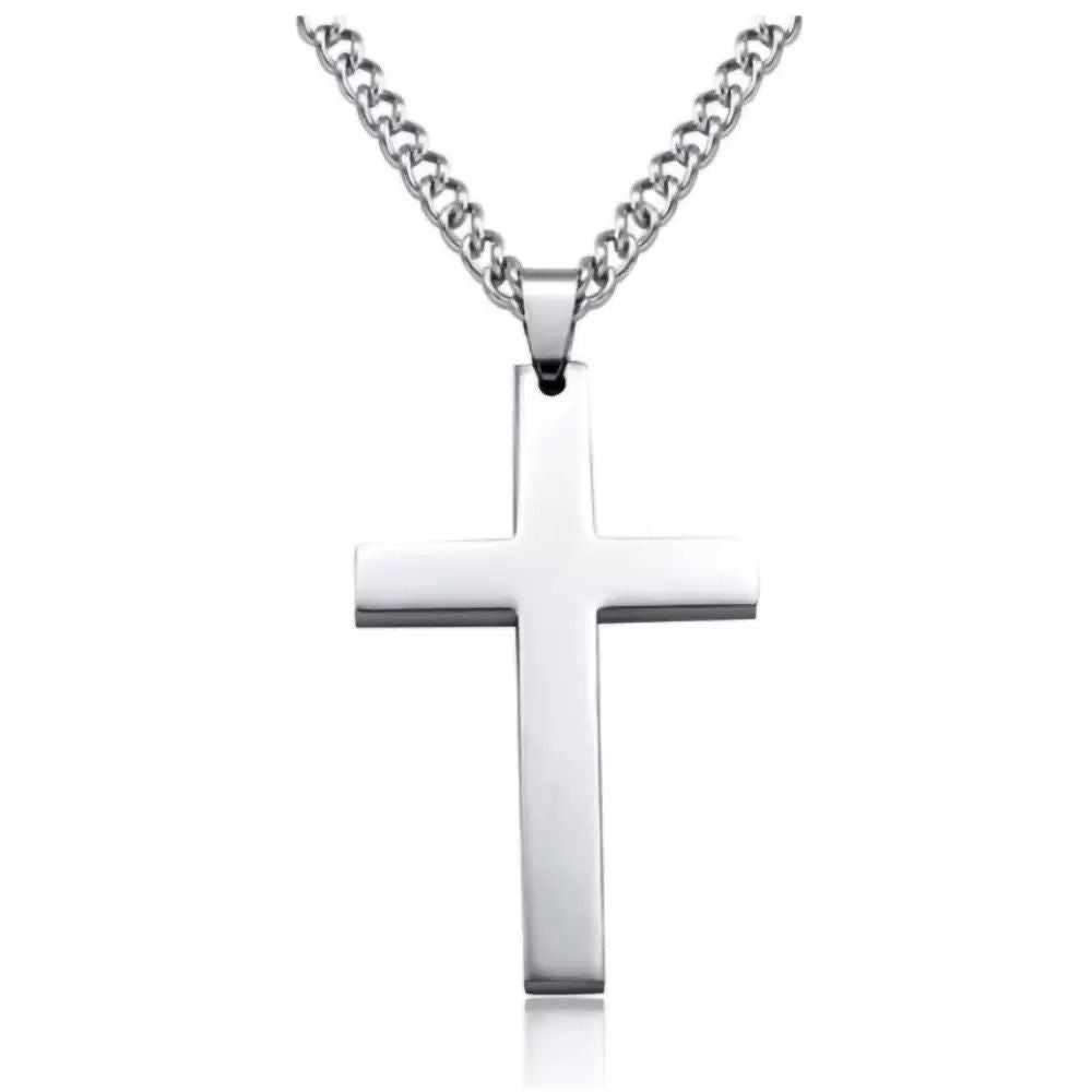 Men’s Silver Cross Pendant