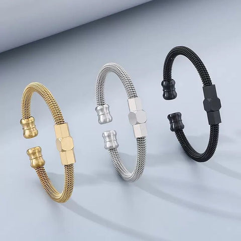 Classic Mens Bracelet - 18K Gold Plating