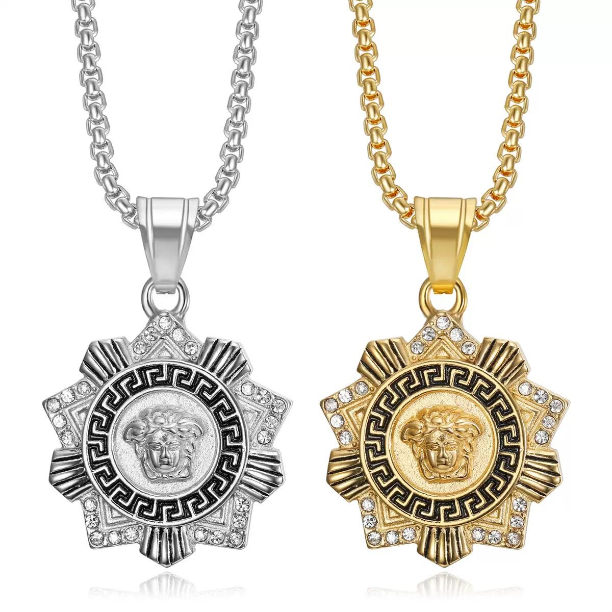 Medusa ( Chain + Pendant) - Titanium