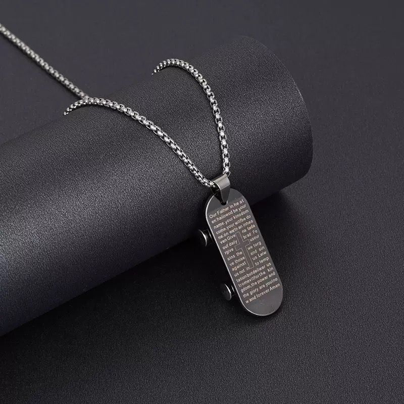 Skate-Shaped Pendant