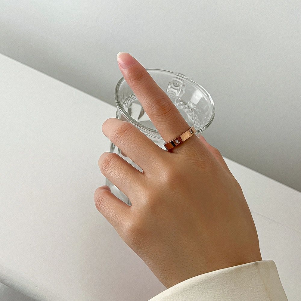 Elegant Women’s Band Ring - 4mm