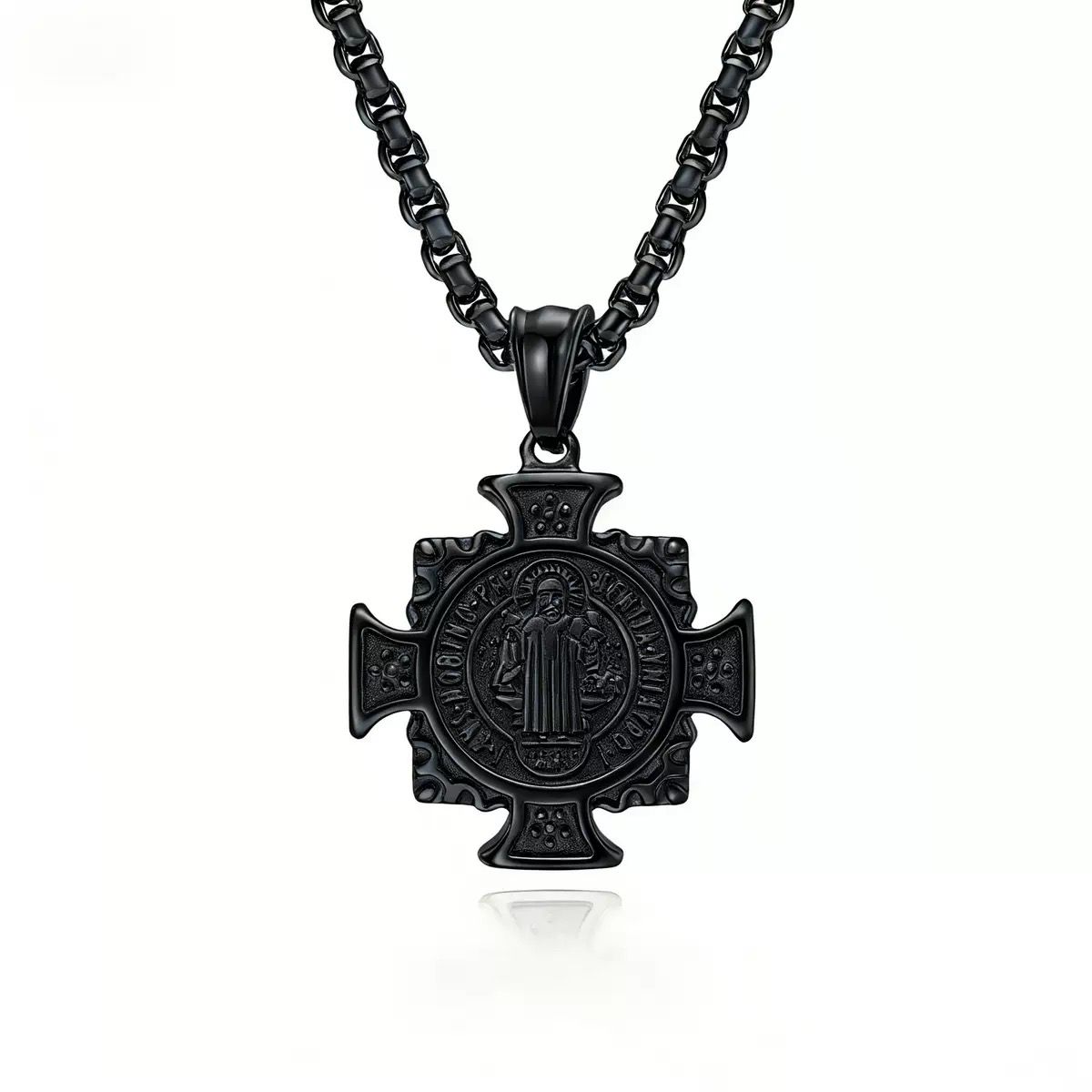 Men's Pendant & Chain - 18K Gold Plated